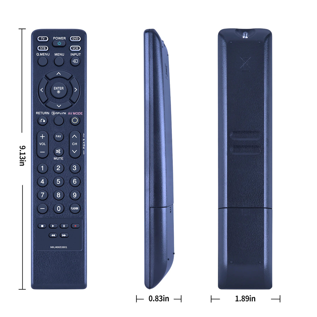 MKJ40653801 Remote Control For LG TV 37LG30-UD 37LG50 37LG50-UA 37LG50-UG 37LG60