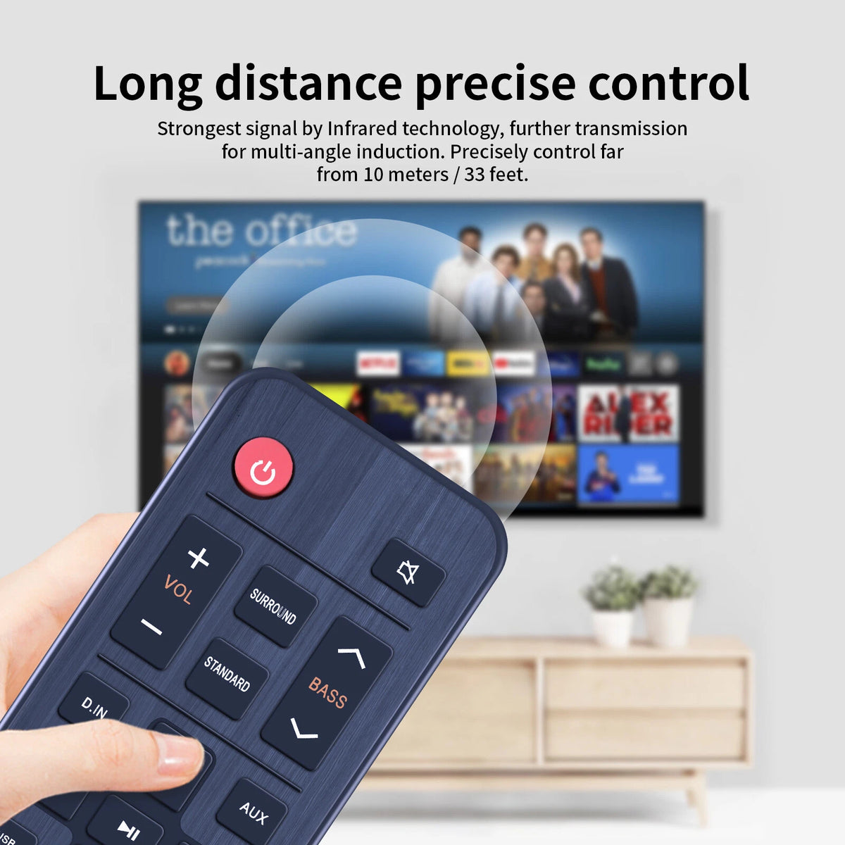 AH81-11699A Remote Control For Samsung Sound Bar HW-A40R HW-T400/ZA