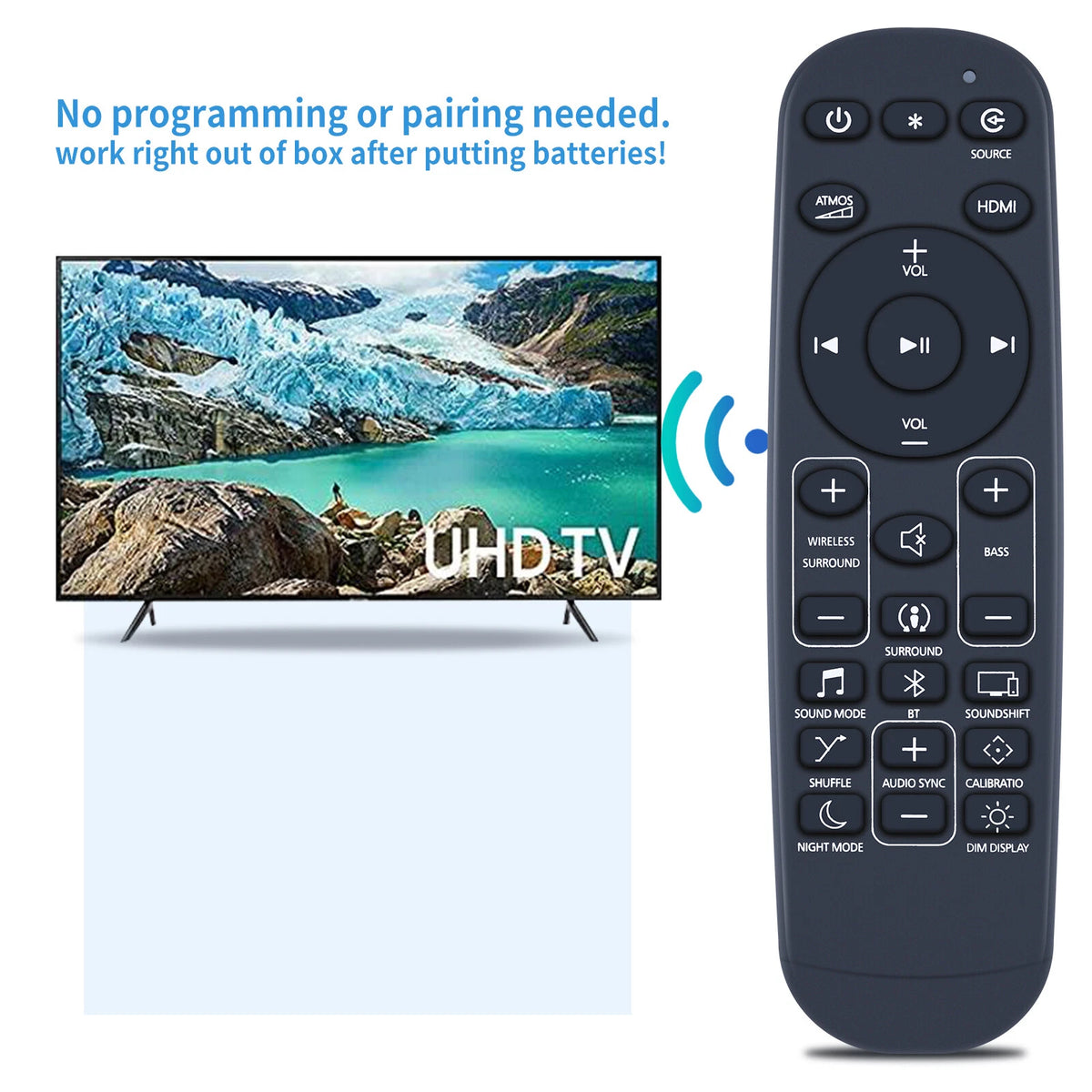 Remote Control For JBL Bar 9.1 Bar 5.1 Bar 5.0 Bar 3.1 Bar 2.1 Bar 2.0