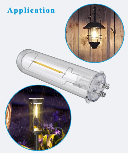 enwant Solar Light Bulbs Replacement Parts Outdoor, 3V Warm White 3000k