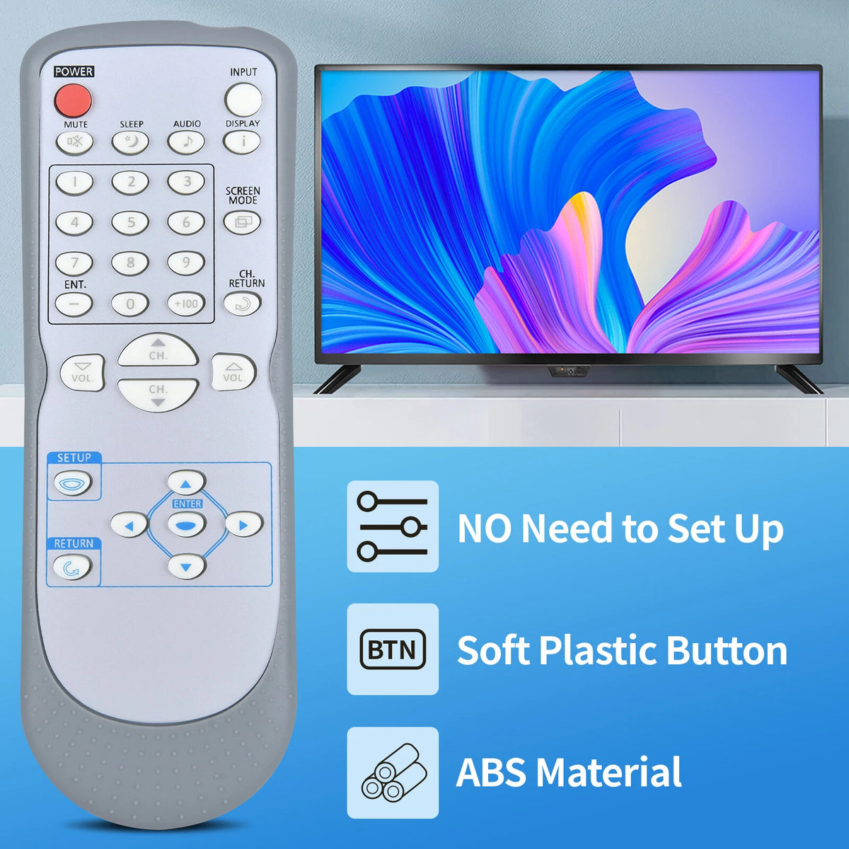 NF600UD Remote Control For Sylvania GFM TV LC155SL8 LC155SL8P LC200SL8
