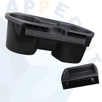 Civic Cup Holder Insert & Coin Tray for Center Console Black