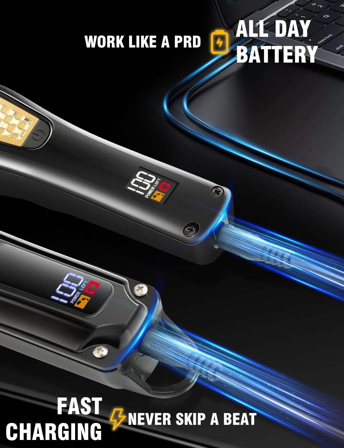 Haokry Hair Clippers & Trimmer for Men,Professional Barber and Black