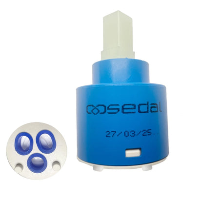 Sedal Diameter 40mm Ceramic Faucet Cartridge Replacement 40mm, Blue