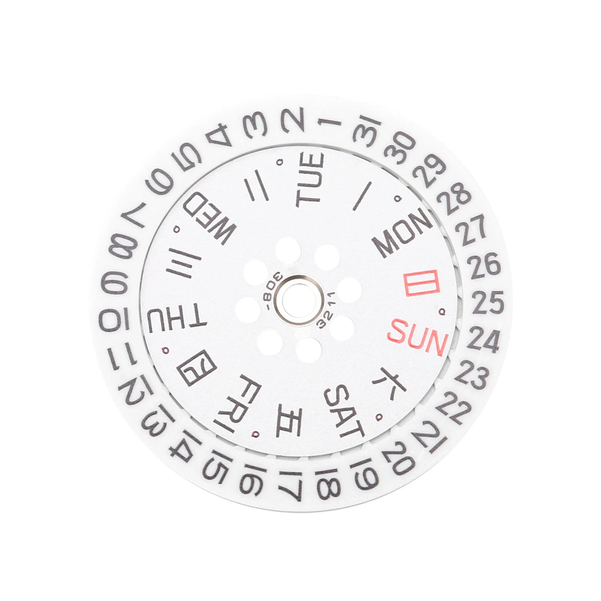 Watch Movement Week Calendar Dial Movement Spare Part For 8200 8205 Movement
