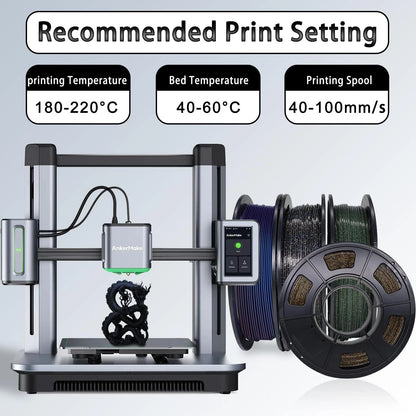 YOUSU 3D Printer Filament Galaxy PLA PLA, 1-galaxy Pla 250g*4 Pack