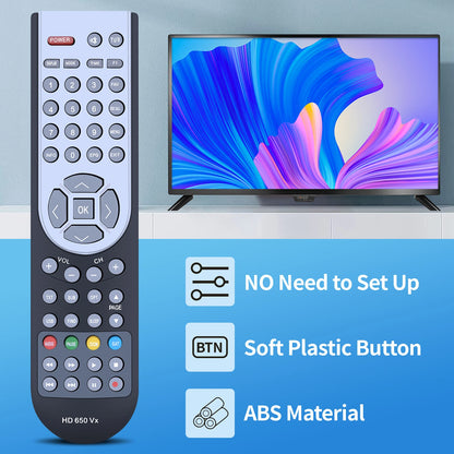 Replacement Remote Control For Megasat HD 640T2 / HD 750T2