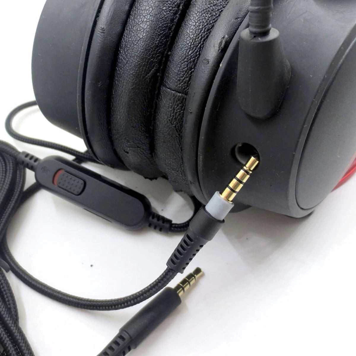 1*Earphone Cable Audio Cord Line For HyperX Cloud Mix Cloud Alpha Game Headsets