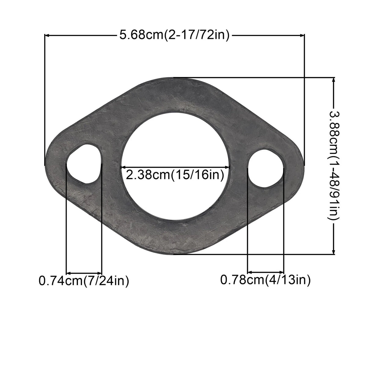 YGQ 692237 Muffler Exhaust Gasket Compatible with Briggs and Stratton MTD...