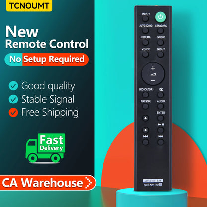RMT-AH411U Remote Control For Sony SoundBar HT-S100F HT-SF200 HT-S100F HTSF200