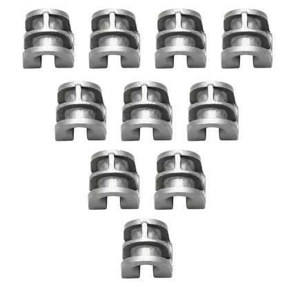 10 Pack Trimmer Head Eyelet Sleeves Fits for Stihl Stops Fraying Cast Aluminum