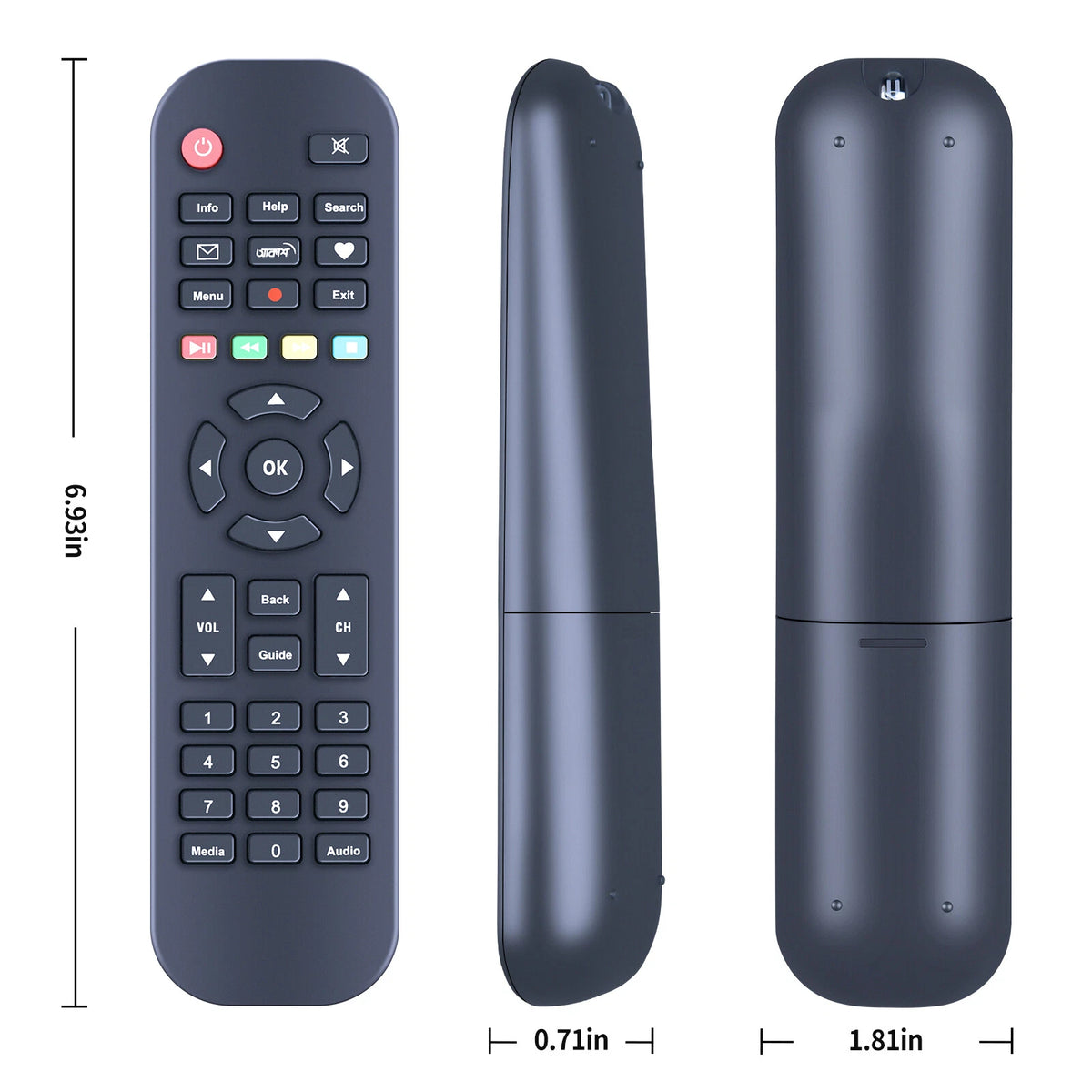 Replacement Remote Control For Akash set box