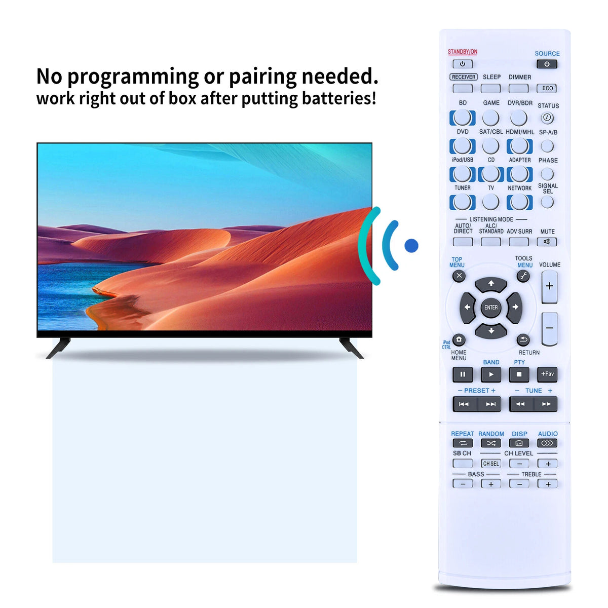 AXD7736 Remote Control For Pioneer AV Receiver VSX-S310-K VSX-S501 VSX-S510-S