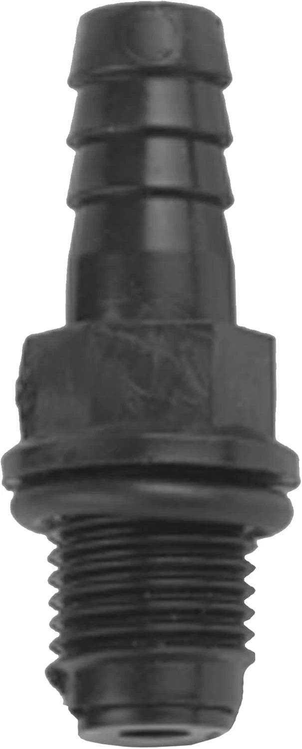 Little Giant CV-10 Check Valve for the 1/4-inch MNPT x 3/8-inch Barbed, Black