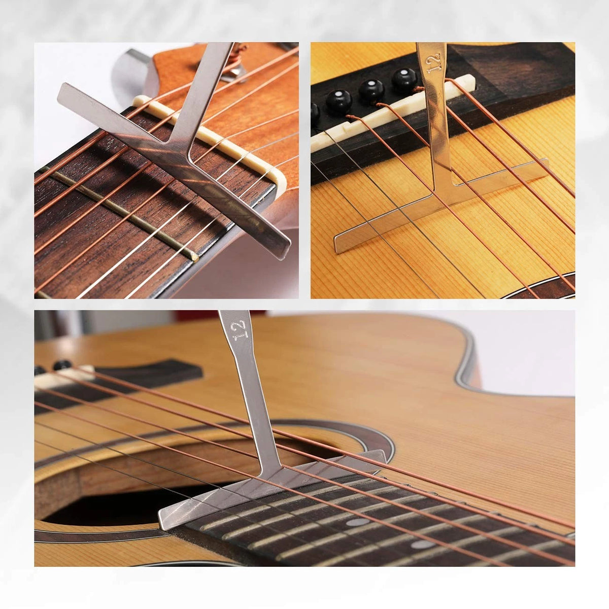 MIFOGE 25Pcs Guitar Repairing Tools Kit Setup with Carry Bag 7.9",