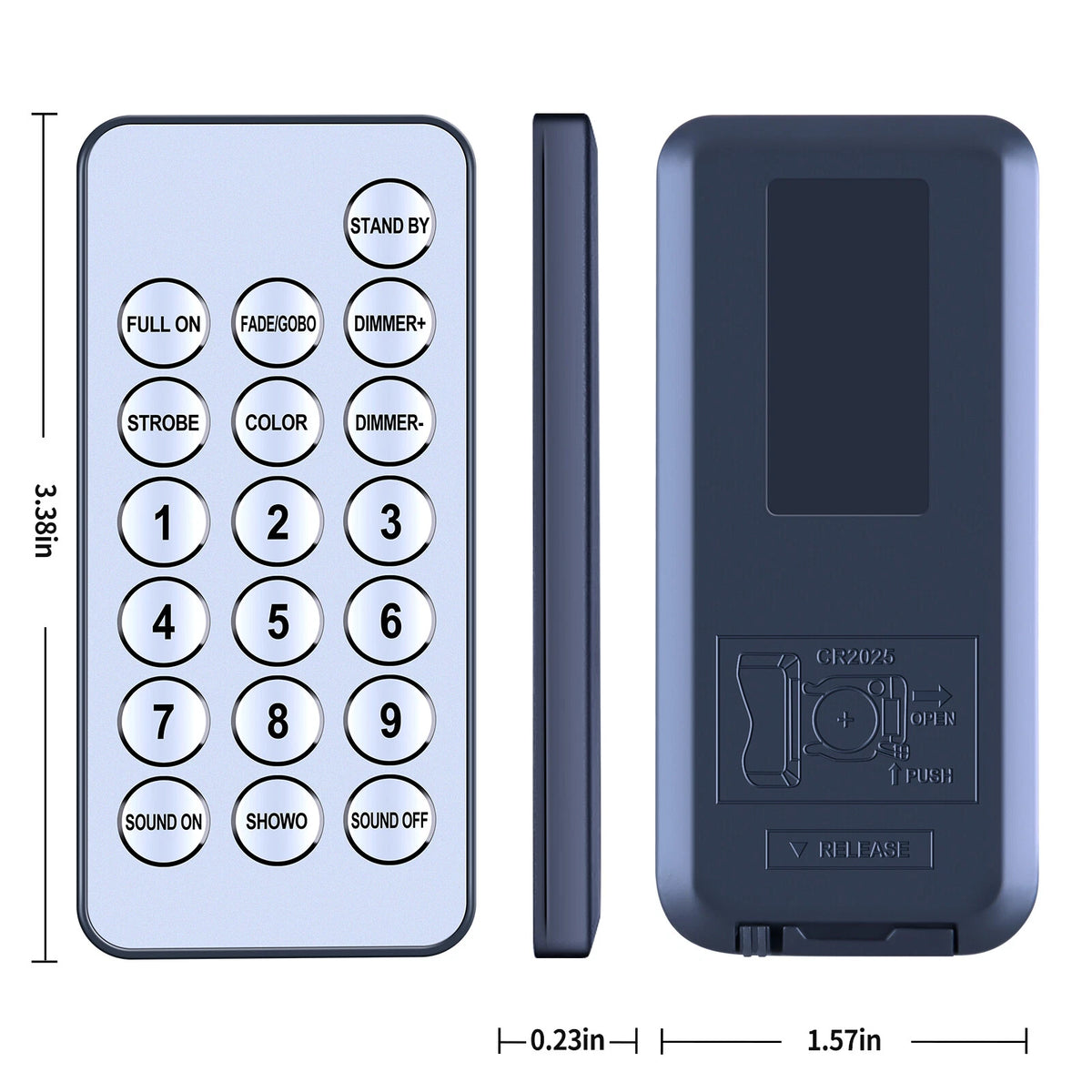 Replacement Remote Control For American DJ UC-IR Wireless