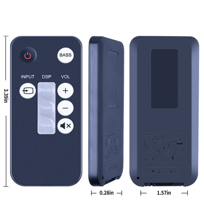 Remote Control For Insignia RMC-SB212 SoundBar Home Theater Speaker System