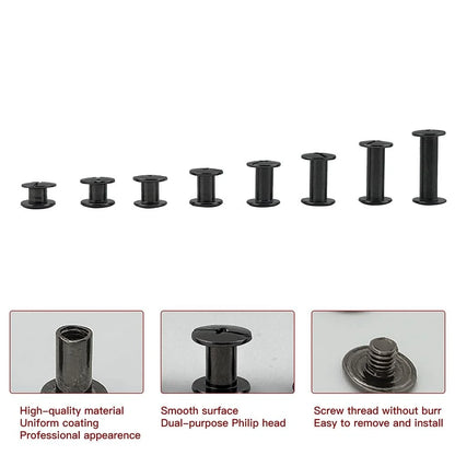 ASLLRISONY 110 Sets M5-4,5,6,8,10,12,15,18, Gun Black M5-4,5,6,8,10,12,15,18