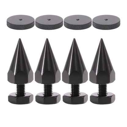 4Pack Iron AMP Studio Monitor Stand Feet/Base M6 Thread Speaker Isolation Spike