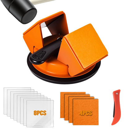 Atangee Floor Gap Fixer Tool for Laminate 5.1 x 5.3 x 4.3 inches, Orange