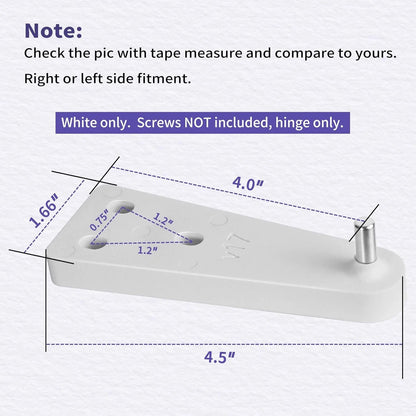 302985 & 303001 Mini Compact Freezer Top Hinge Compatible with Kenmore...