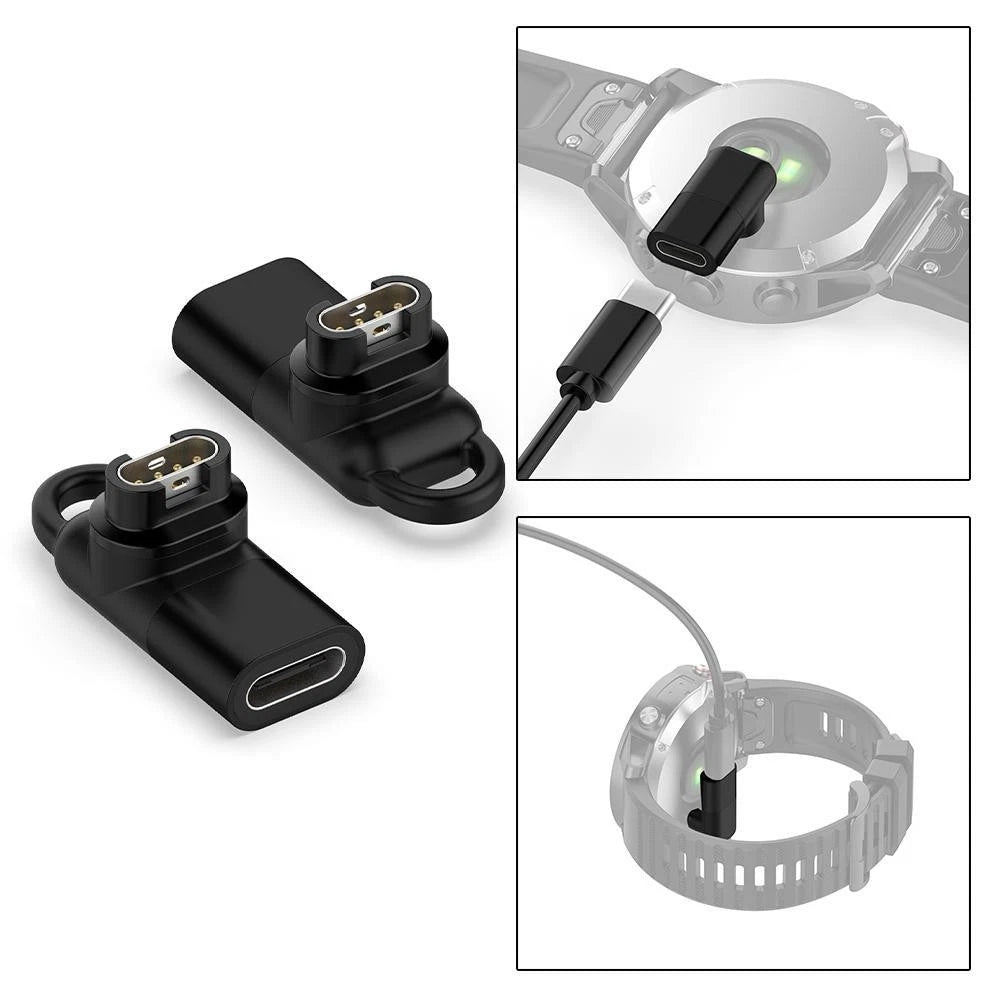 USB Type-C Charging Adapter For Garmin Fenix 7 / 7S Garmin 7X Epix Smart Watch;