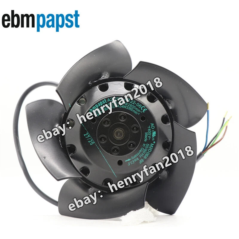 Replacement For W2D160-EB22-18 Axial Fan 400V Siemens Servo Spindle Motor Fan