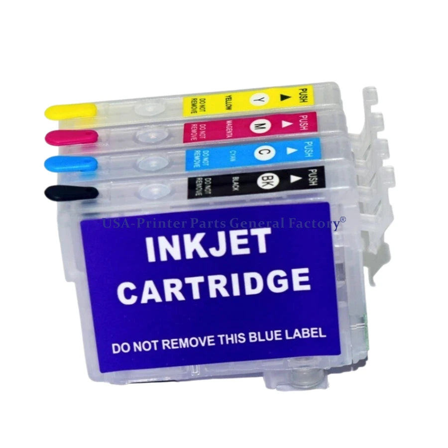 Refillable Ink Cartridge 212 212XL T212 For Epson XP-4100 XP-4105 WF-2830