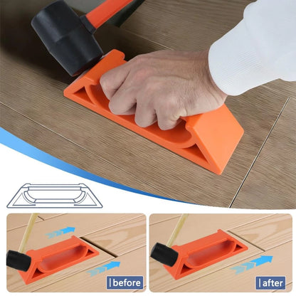 Floor Gap Fixer Tool for Laminate, Vinyl Plank & Hardwood 1pack, Orange
