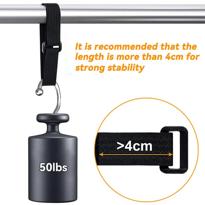 OljezziYa 20Ft x 1" Adjustable Cable Straps with 30 x 1inch, Black