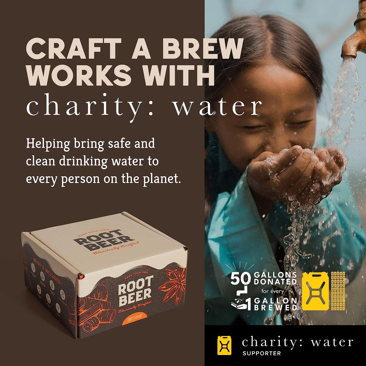 Craft A Brew - DIY Make Your Own Root Beer - Complete 1 Gallon