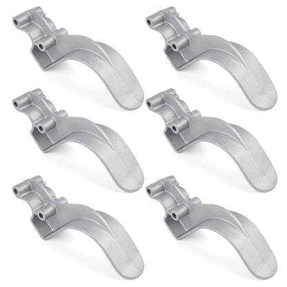 1705454 Easy-Off Cast Aluminum 6″ Offset Tarp Stop Upright Kit - 6 Tarp Stops