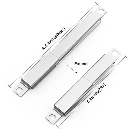 Uniflasy 304 Stainless Steel Carryover Tubes Adjustable Crossover Tube