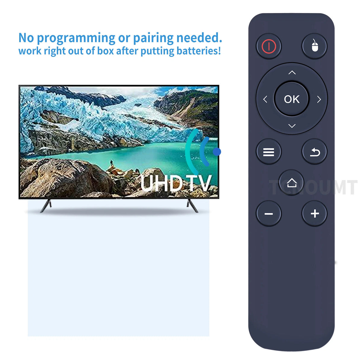 Remote Control For Anker NEBULA Capsule Smart Wi-Fi Mini Projector D4111