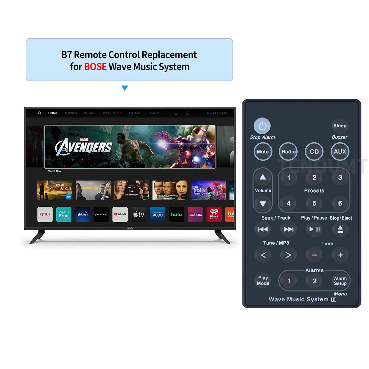 For Bose Wave Music System III Remote Control AWRCC1 & 2 Wave Radio III