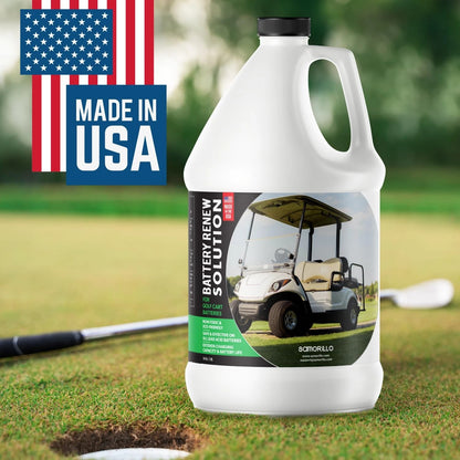 Battery Re Solution for Golf Cart Batteries - 64 oz Desulfator 64oz, Blue