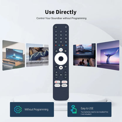 Voice Remote Control For RockTek GX1 Google TV 4K UHD Streaming Player