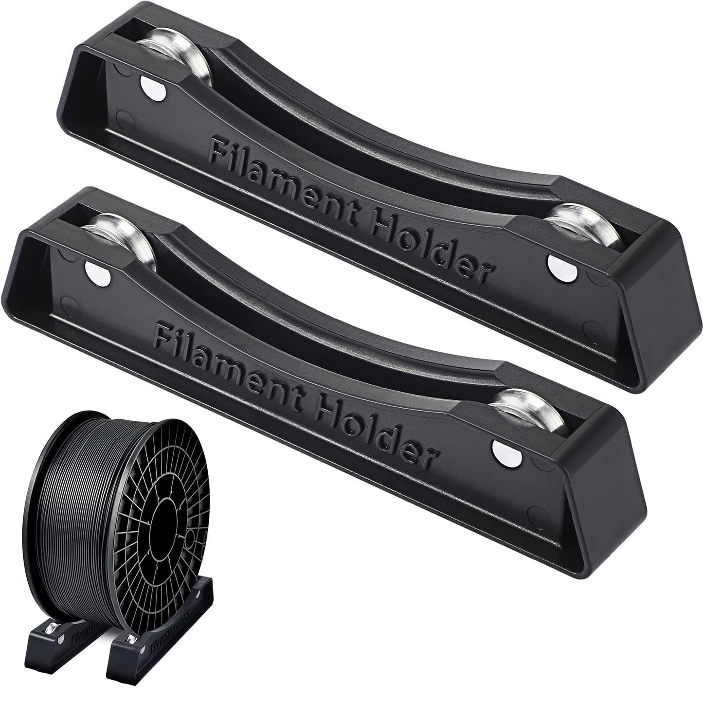 Weewooday 3D Printer Filament Spool Holder Fits Large, Black