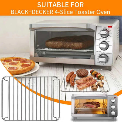 GWYXC Countertop Toaster Oven Replacement 10.8''x8.3'' Rack For 4 Slice