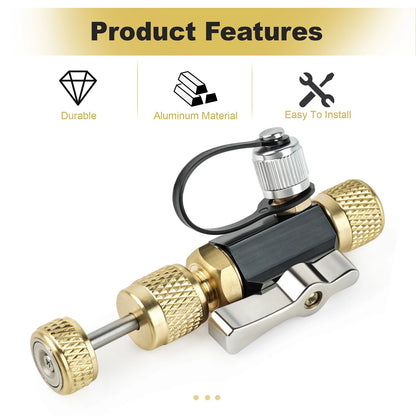 Mega Flow Vacuum Rated Valve Core Removal Tool – 1/4"  System Connection