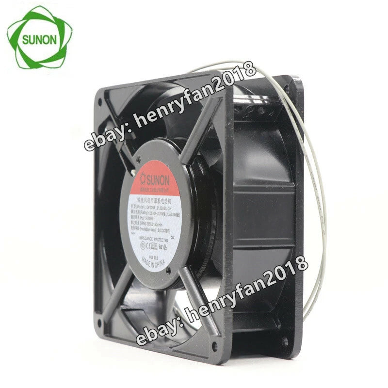 SUNON DP200A.2123XBL.GN 220VAC 22/21W 120*38MM 2wire Control Cabinet Cooling Fan