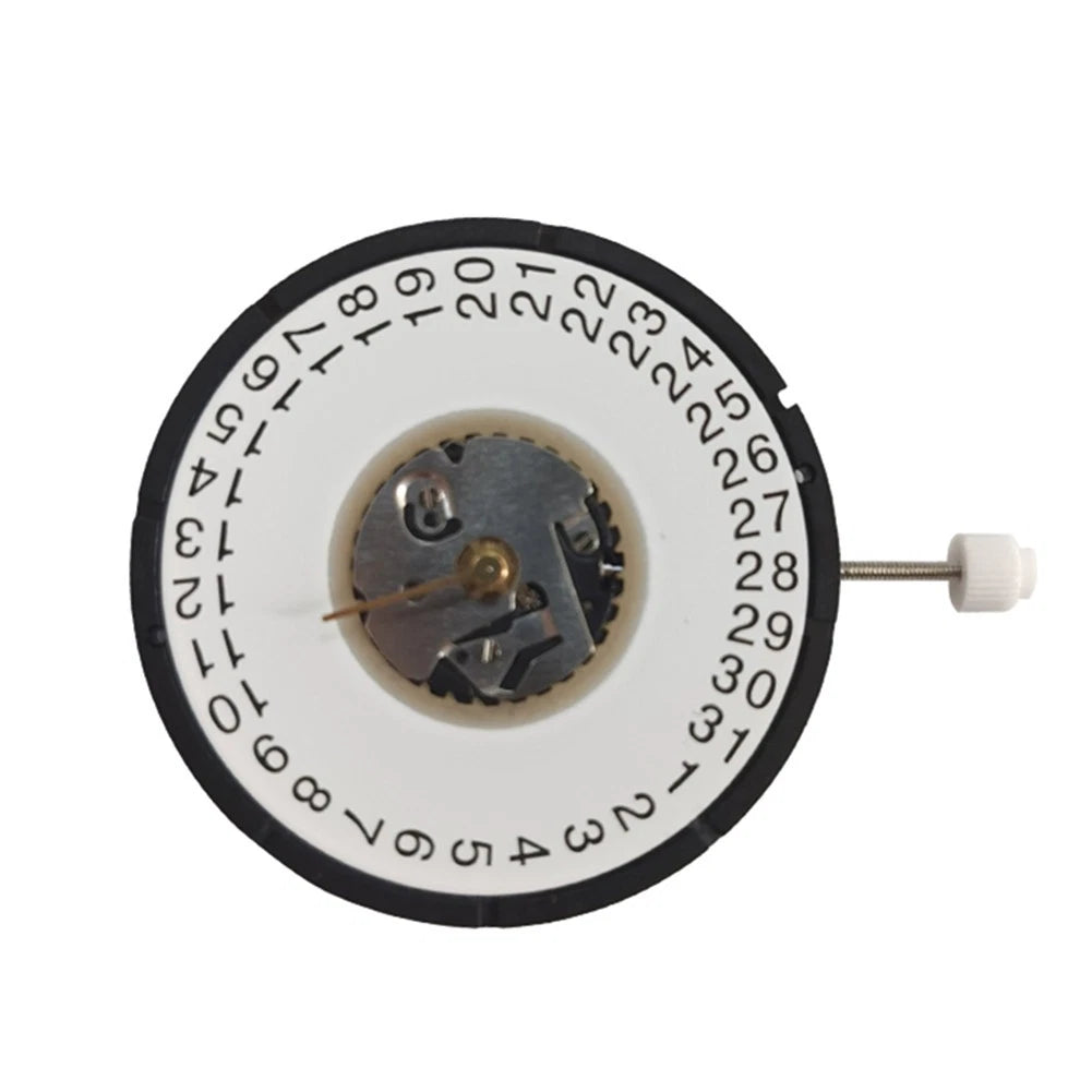 32.6mm Date @ 3 Quartz  Watch Movement with Battery + Stem for ISA 2334 1035