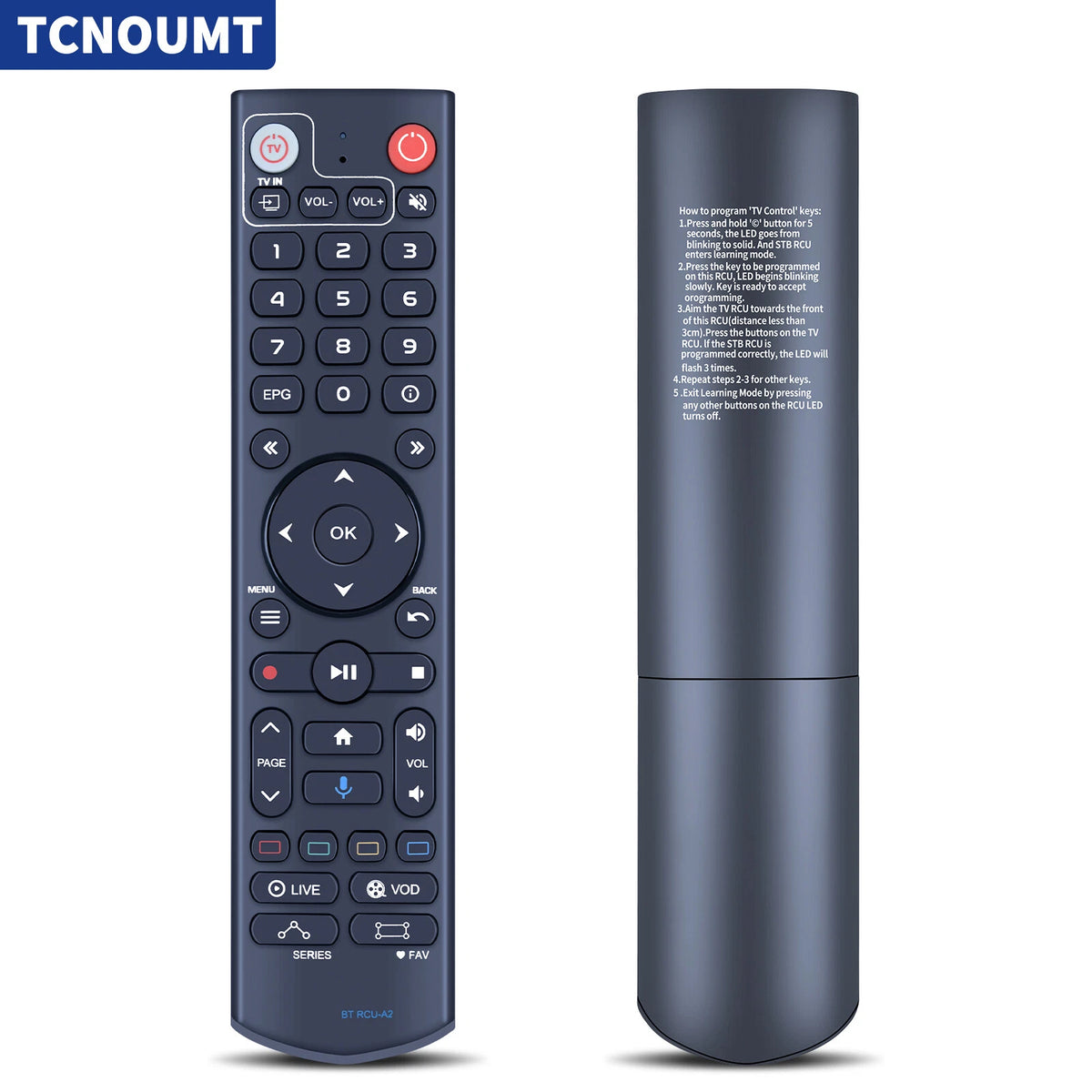 RCU-A2 Voice Remote Control For Xsarius Avant 2/2+ Ultra OTT UHD MediaStreamer