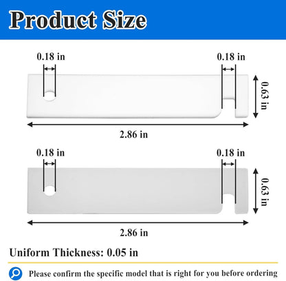 4PCS WE3M51 WE3M52 Clothes Dryer Teflon and Nylon Drum Bearing Slide...
