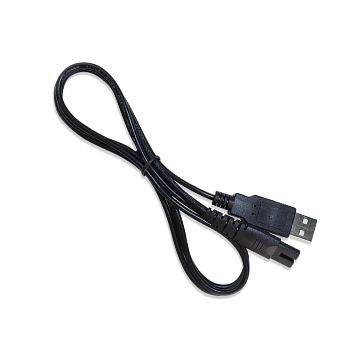 Replacement USB Cable for Shaver Charger DC 12-24V 1A Power Cord 124 cm Long