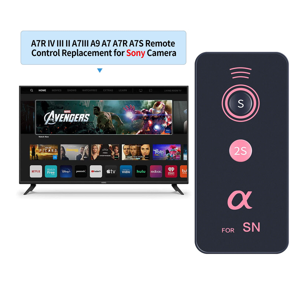 Wireless Shutter Release Remote For Sony A7R IV III II A7III A9 A7 A7R A7S