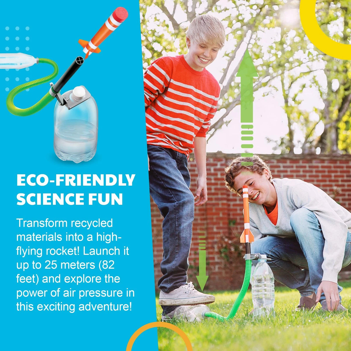 Green Science - Rocket - STEM Launcher for Kids - 1 EA, Brown/a