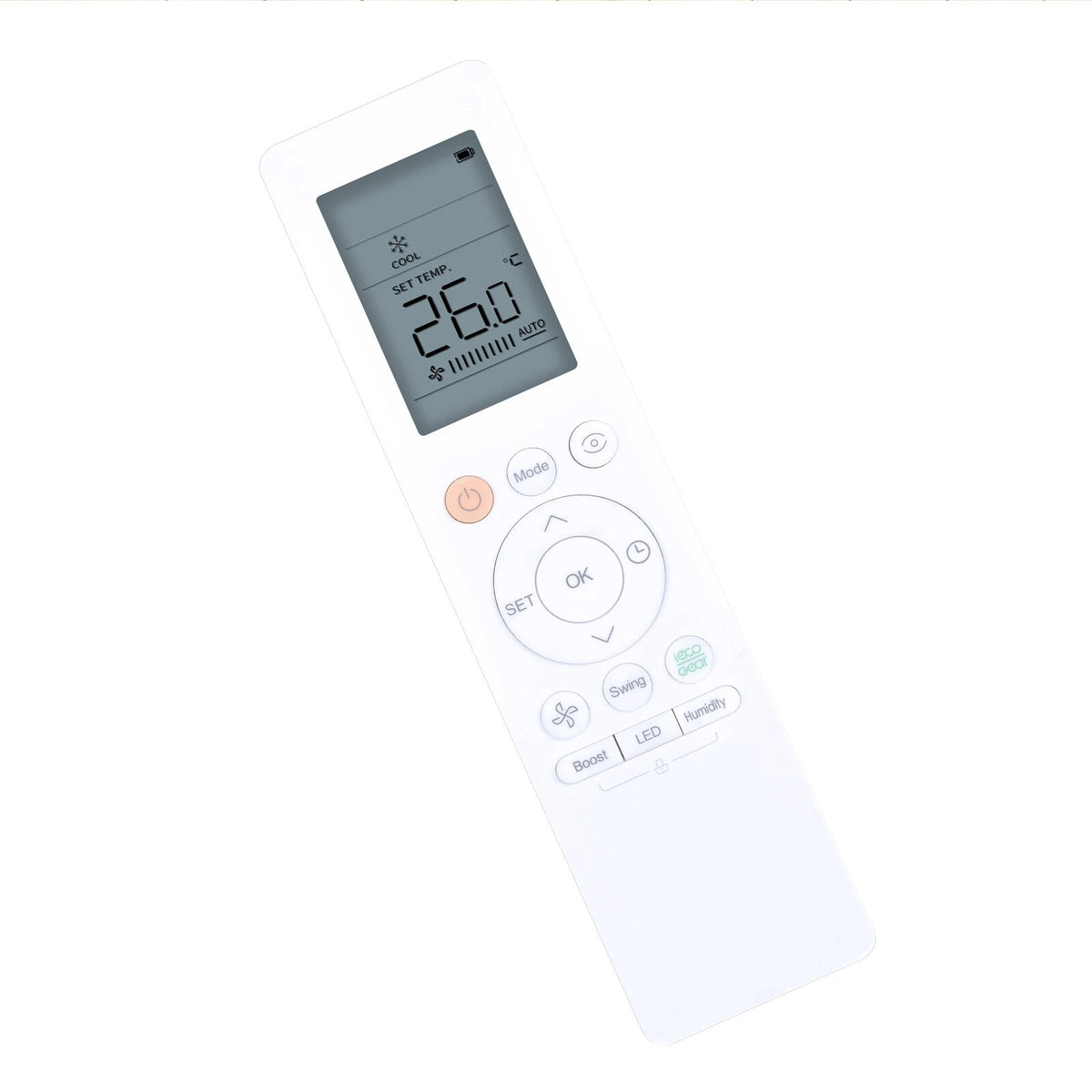 RG10L(2HS)/BGEFU1 Replacement Remote Control For Midea Air Conditioner