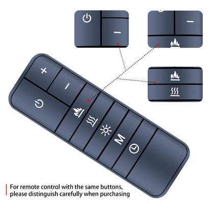 Replacement Remote Control For Bemodern Wall Electric Fire