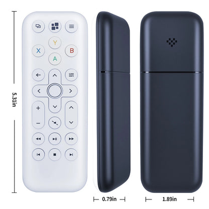 For 8Bitdo Media Remote for Xbox One, Xbox Series X | S Short Edition - White